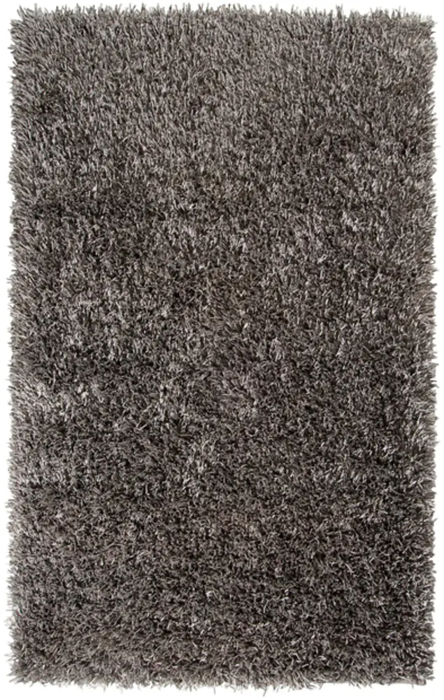 Shimmer SHI-5010 Medium Gray Synthetic Shag Rug