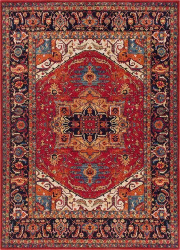 Surya Serapi SRP-1001 Dark Red Synthetic Traditional Rug