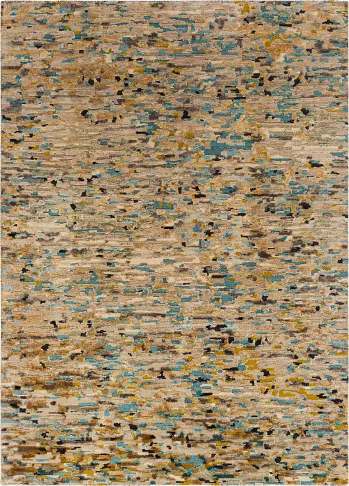 Modern Loom Seda SSD-2300 Multi-Colored Hand Knotted Silk Rug