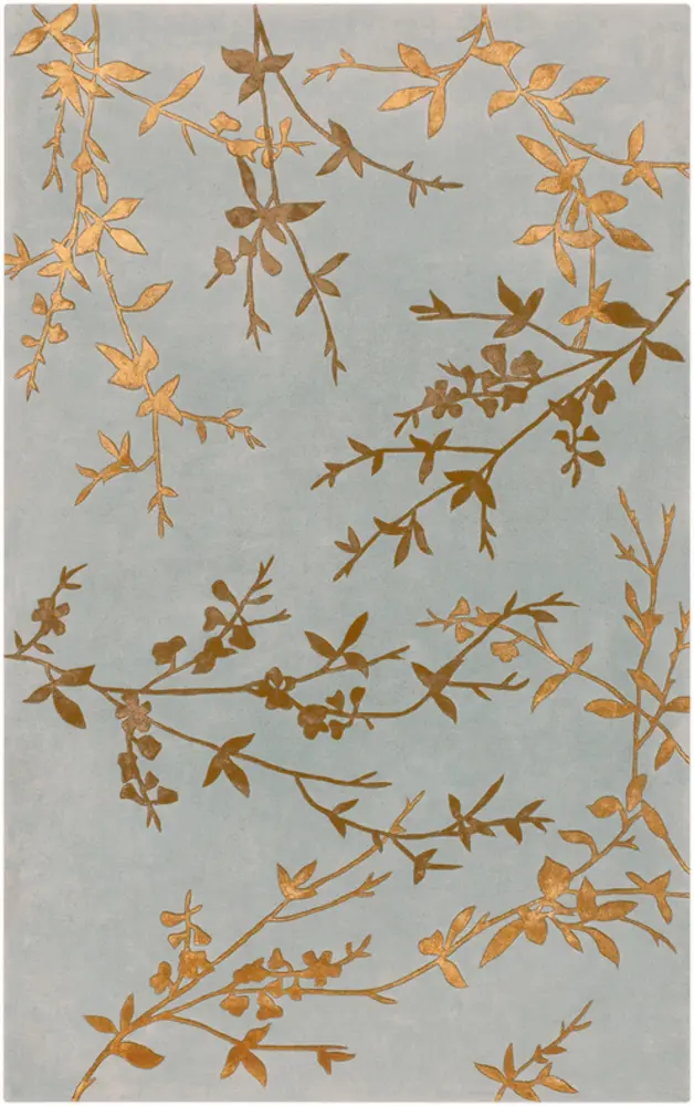 Tamira TAM-1000 Medium Gray Wool Synthetic Rug