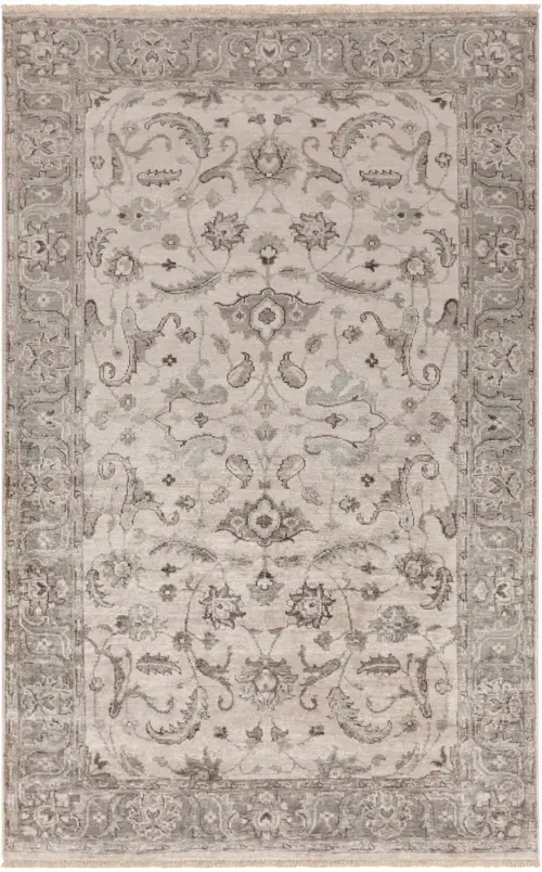 Surya Theodora THO-3003 Medium Gray Traditional Silk Rug