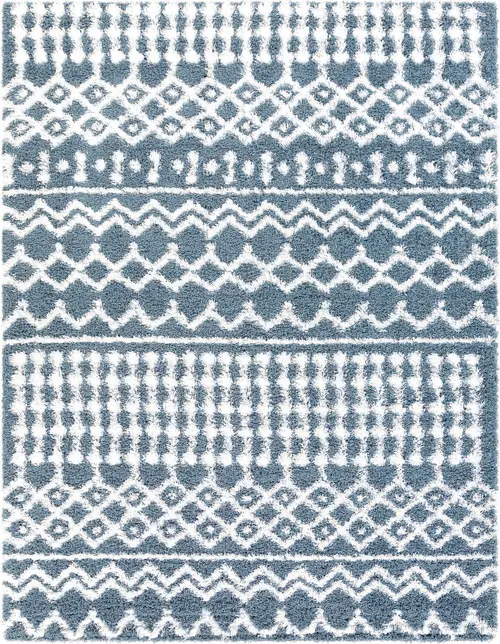 Surya Urban Shag USG-2311 Blue Shag Synthetic Rug
