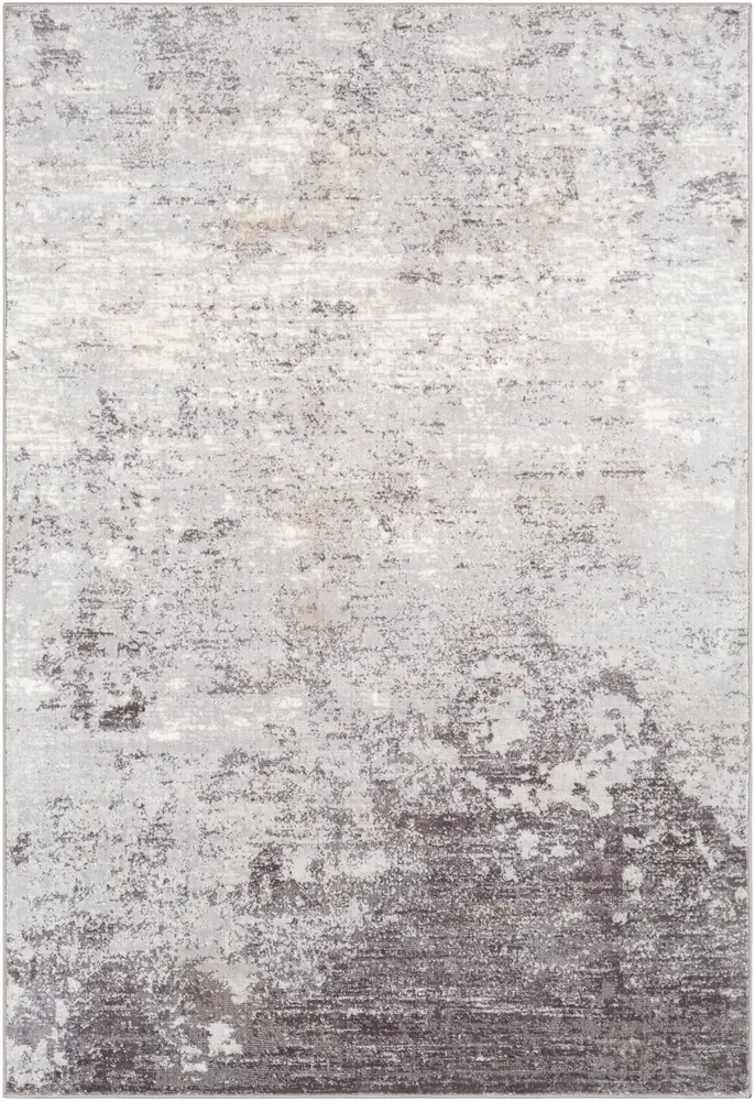 Wanderlust WNL-2310 Silver Gray Synthetic Abstract Rug
