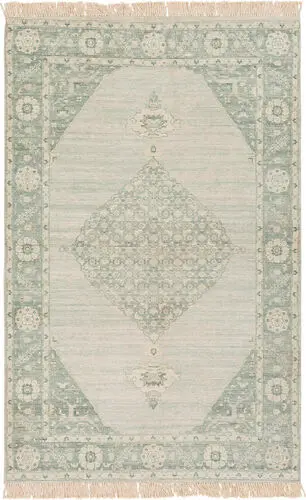 Modern Loom Zainab ZAI-2306 Gray Traditional Cotton Rug Product Image