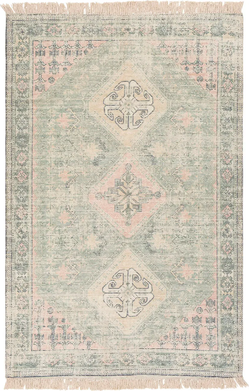 Modern Loom Zainab ZAI-2316 Gray Cotton Synthetic Rug