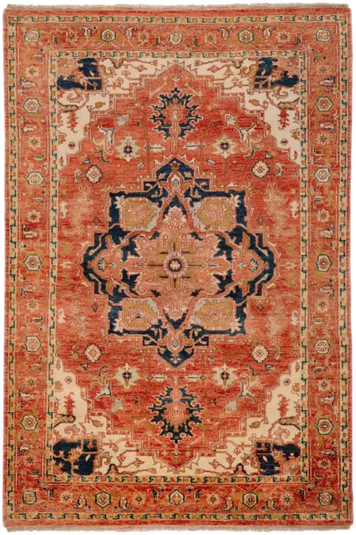 Surya Zeus ZEU-7805 Rust Traditional Wool Rug