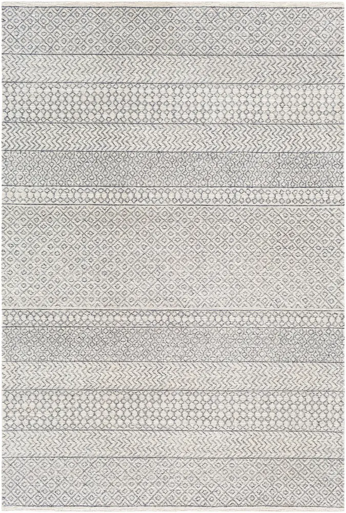 Maroc MAR-2301 Teal Wool Patterned Rug