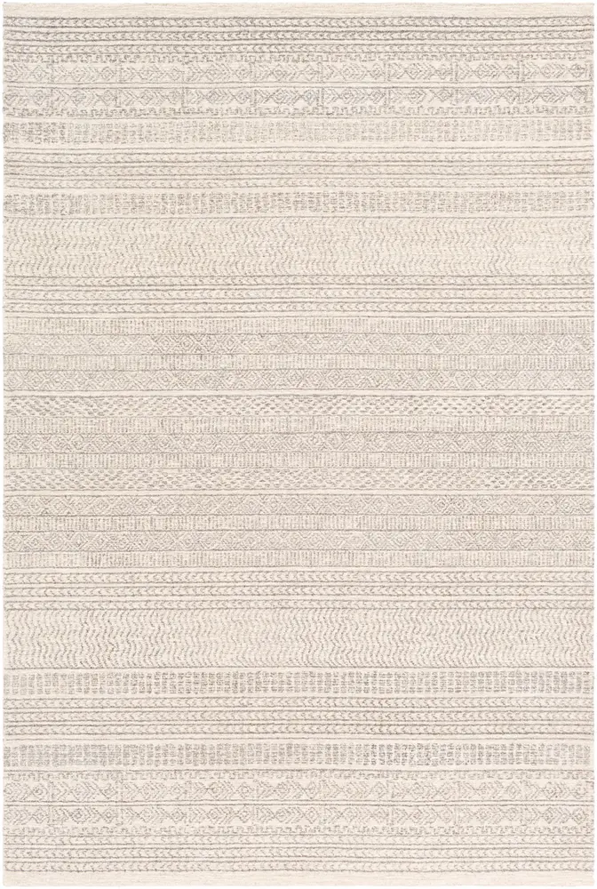 Maroc MAR-2303 Medium Gray Patterned Abstract Rug
