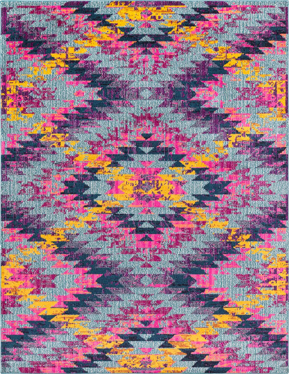 Anika ANI-1025 Teal Rug