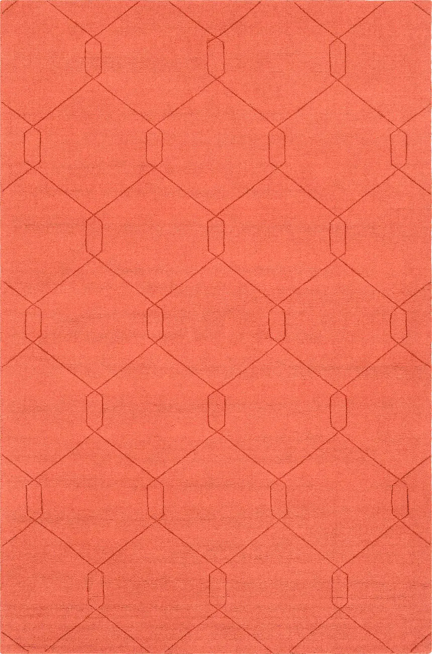 Ashlee ASL-1027 Burnt Orange Rug