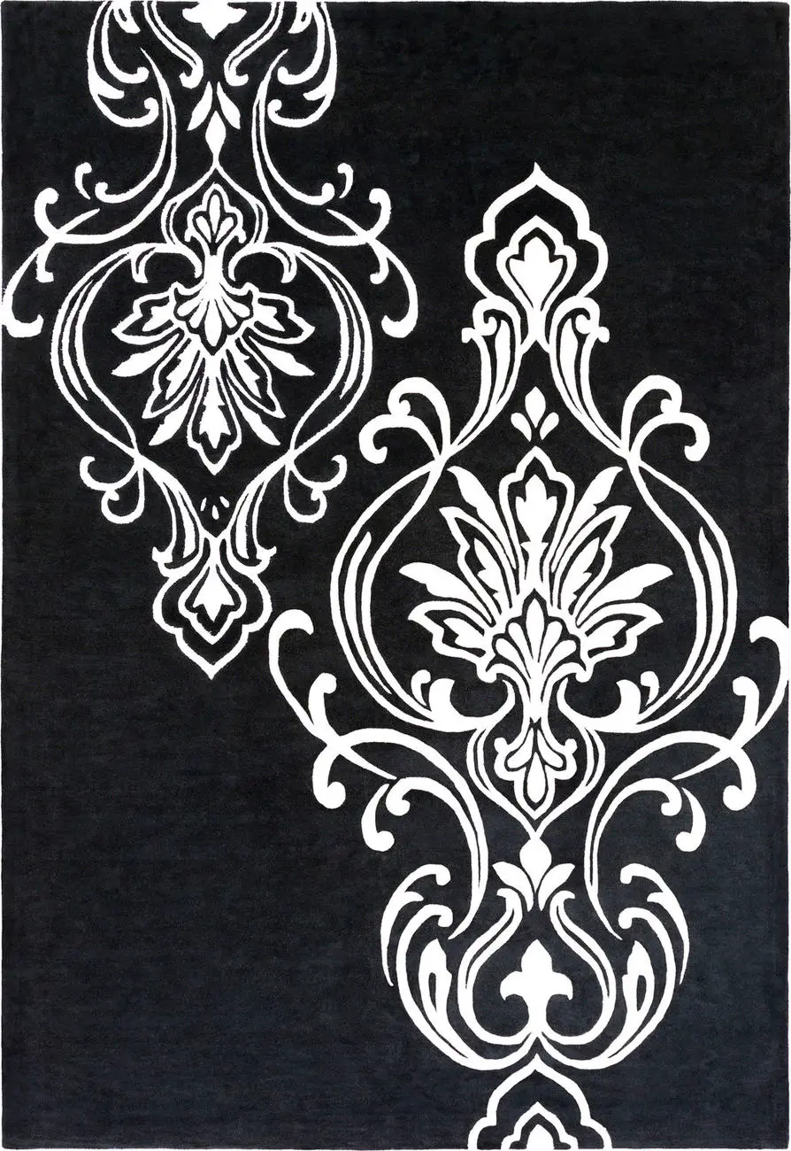 Modern Classics CAN-1951 Black Silk Rug