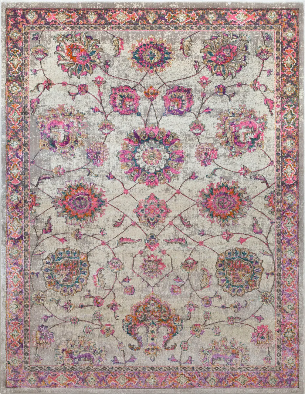 Marrakesh MRH-2308 Bright Pink Rug