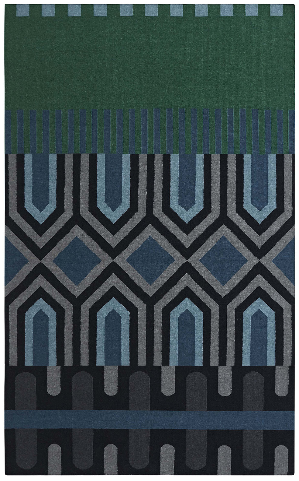 Gandia Blasco Ndebele Rug Green Product Image