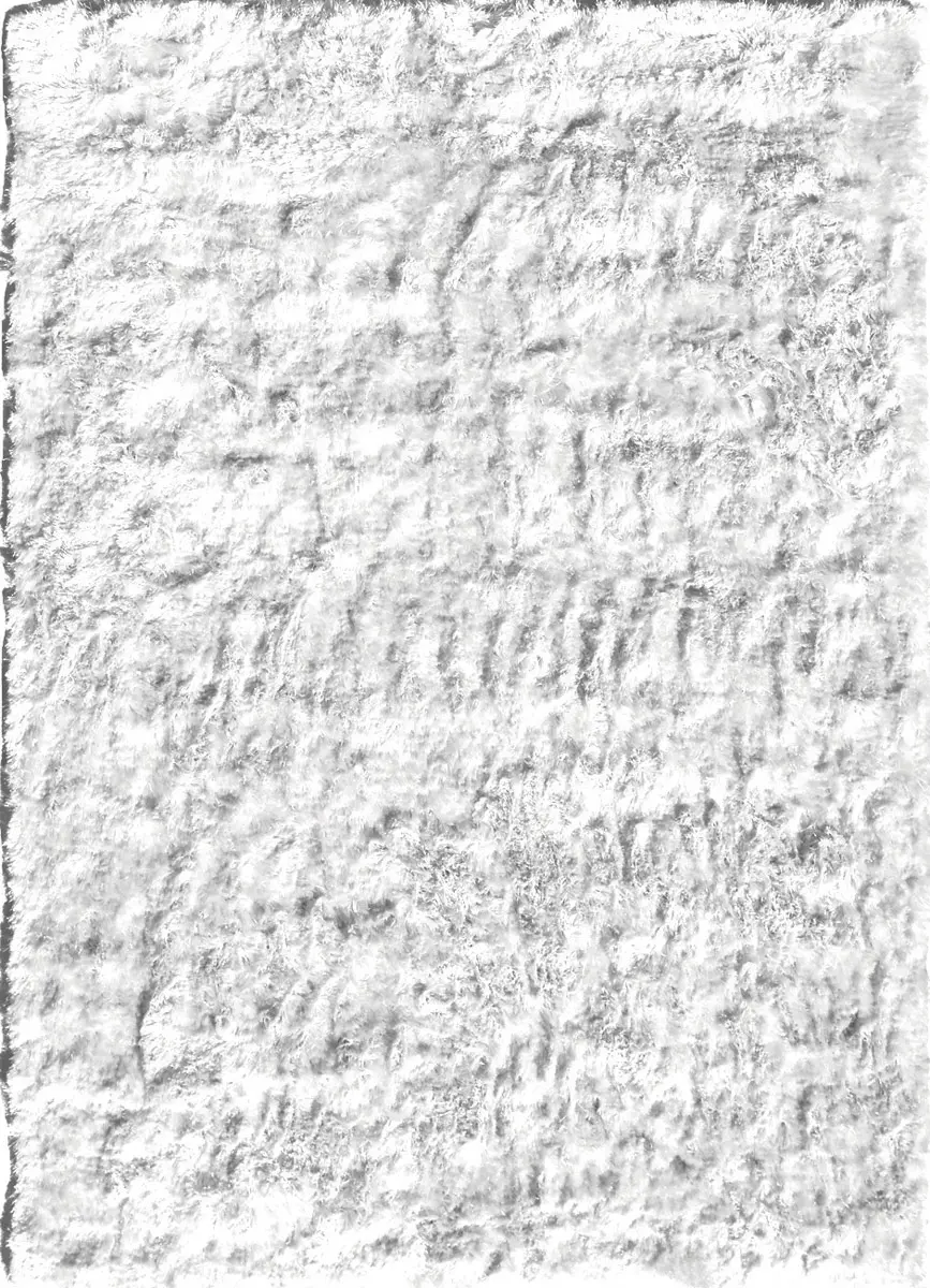 Modern Loom White Shag Rug 11