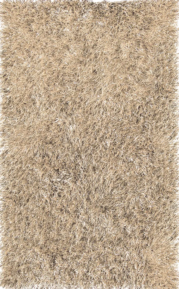 Modern Loom Beige Shag Rug 9