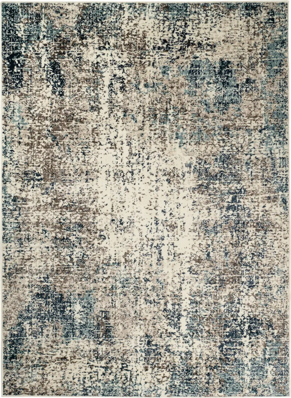 Modern Loom Allure Beige Power Loomed Synthetic Rug