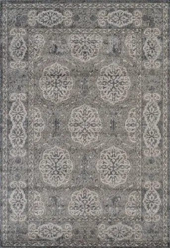 Modern Loom Alexandria Gray Power Loomed Synthetic Rug