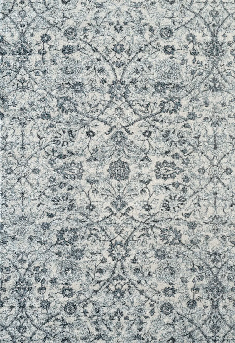 Modern Loom Alexandria Gray Power Loomed Synthetic Rug