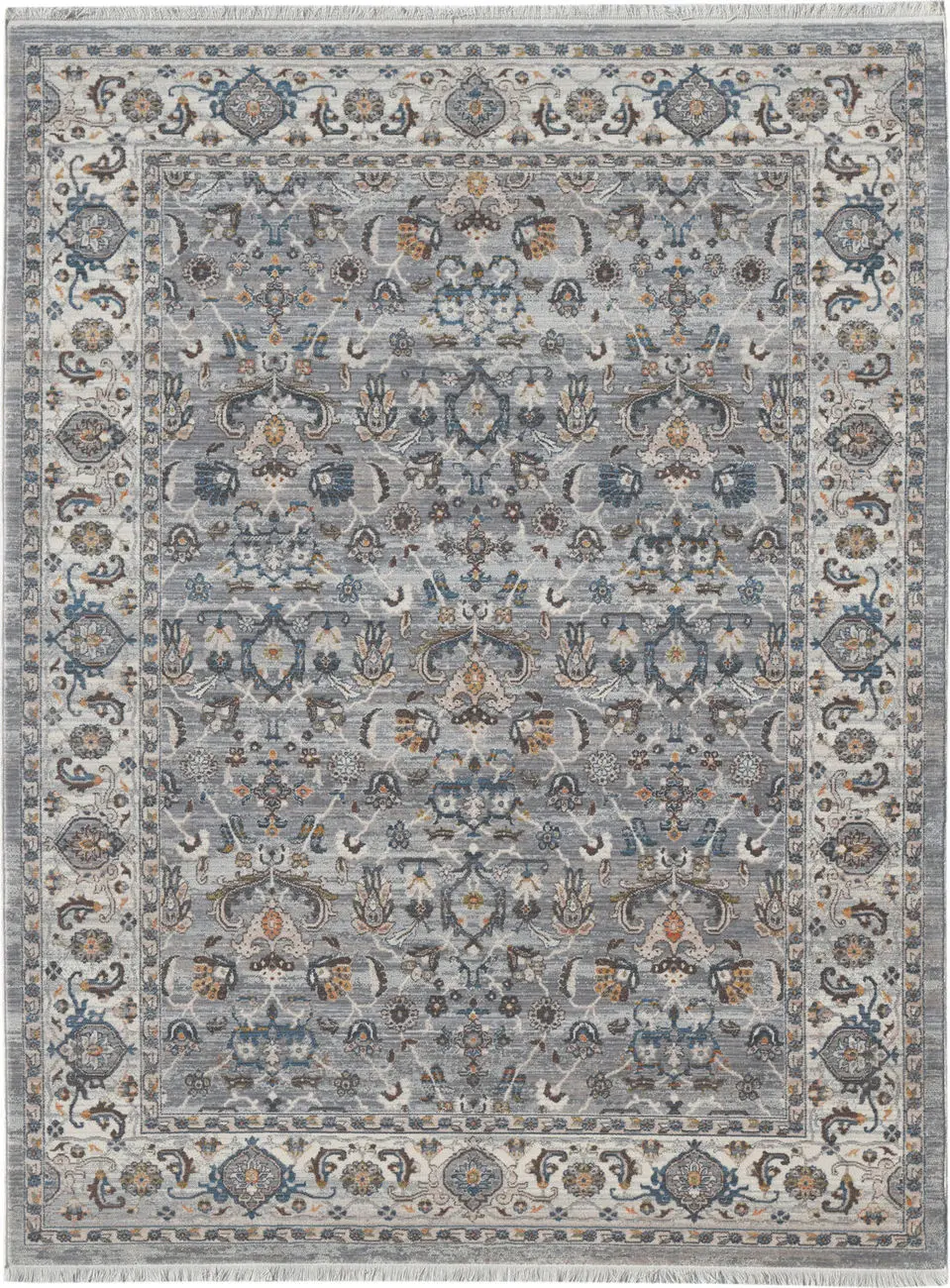 Modern Loom Arcadia Gray Power Loomed Synthetic Rug