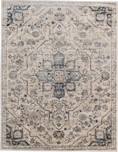 Modern Loom Belmont Beige Power Loomed Natural Fiber Rug