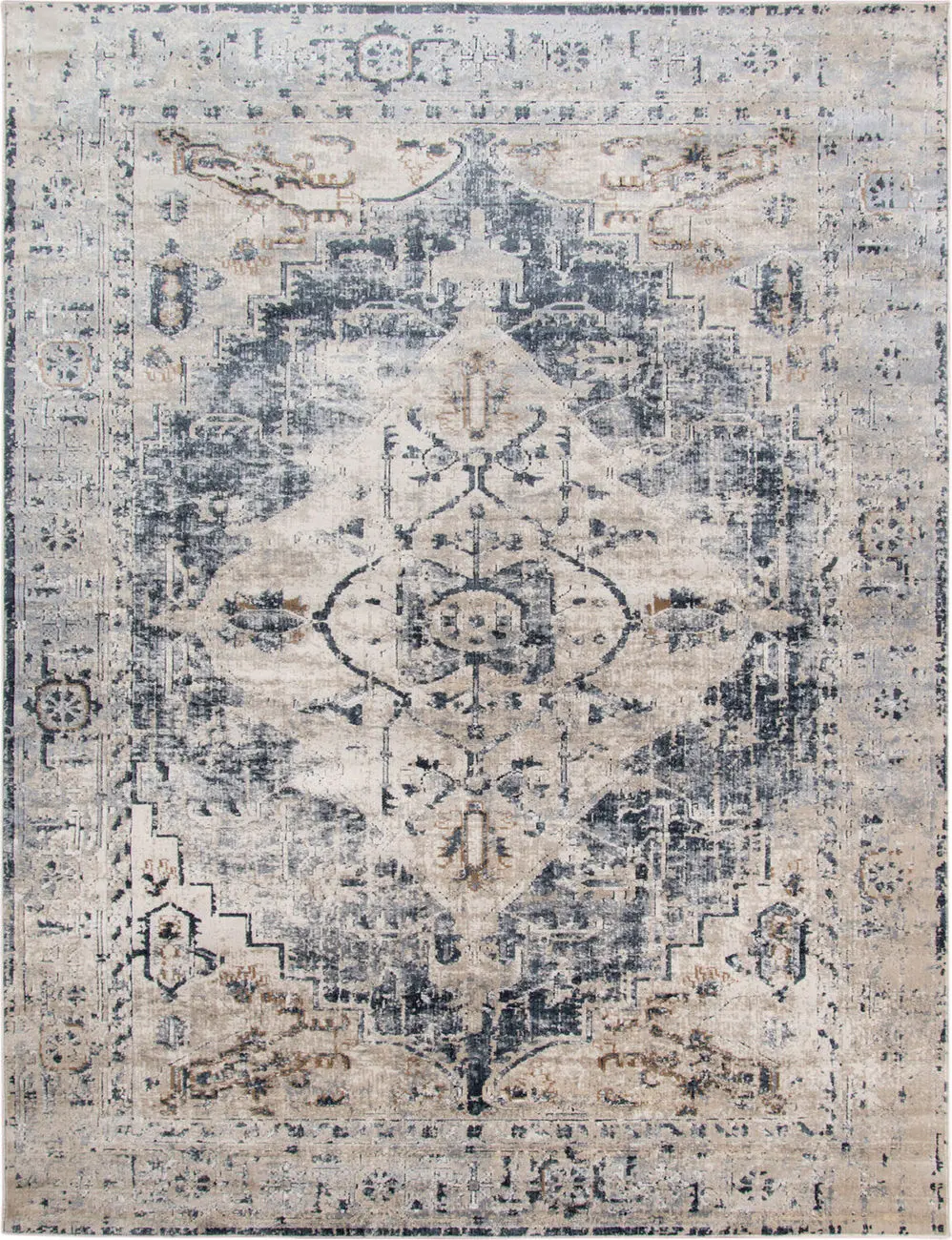 Modern Loom Belmont Beige Power Loomed Natural Fiber Rug
