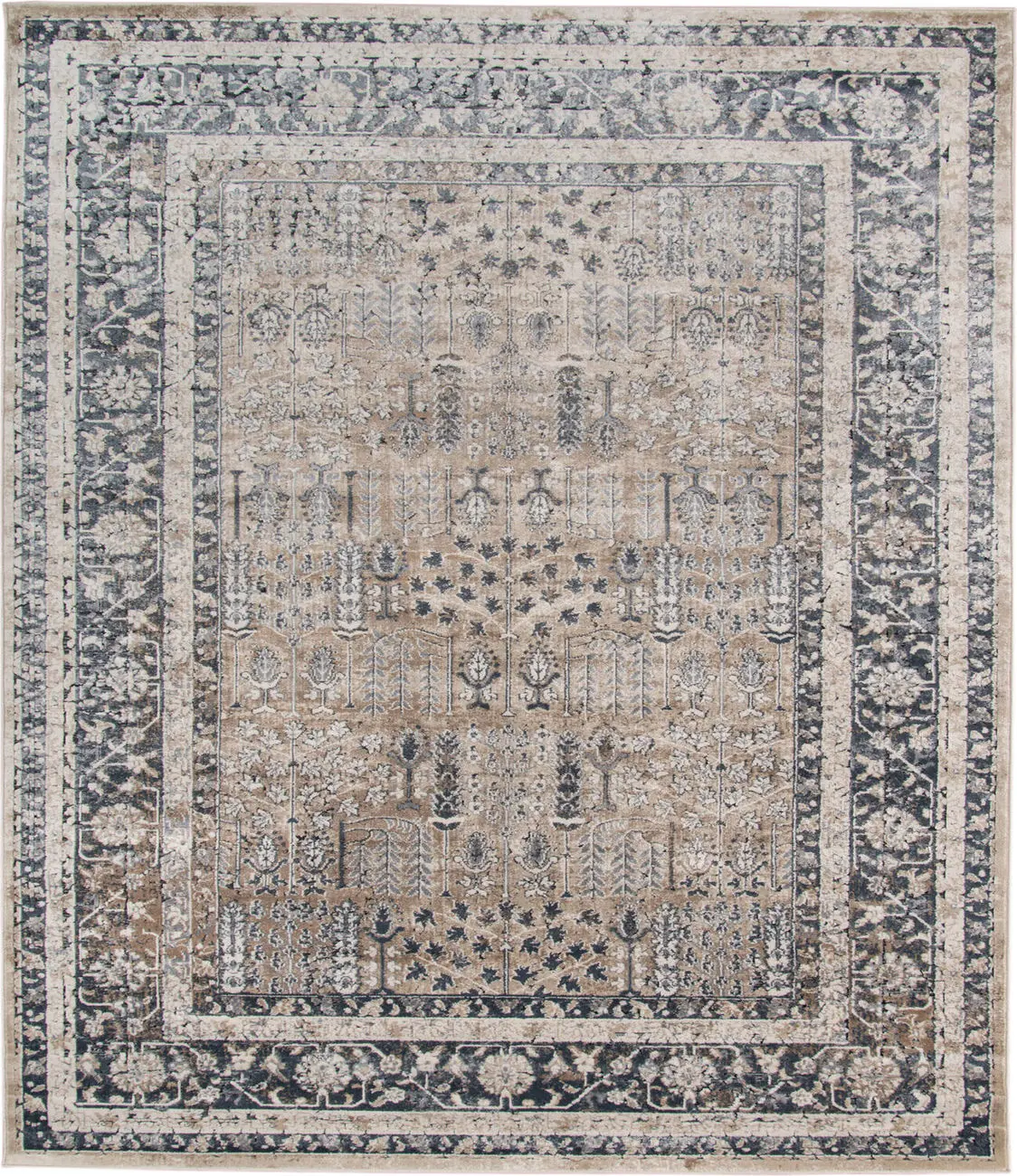 Modern Loom Belmont Beige Power Loomed Natural Fiber Rug