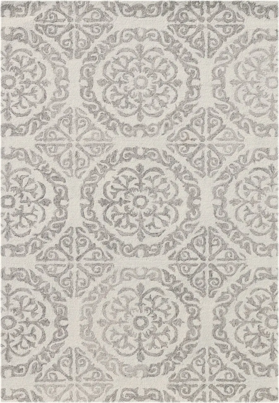 Modern Loom Boston Gray Hand Tufted Wool Rug