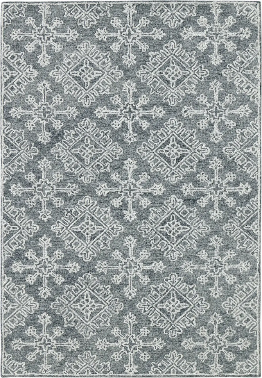 Modern Loom Boston Gray Hand Tufted Wool Rug