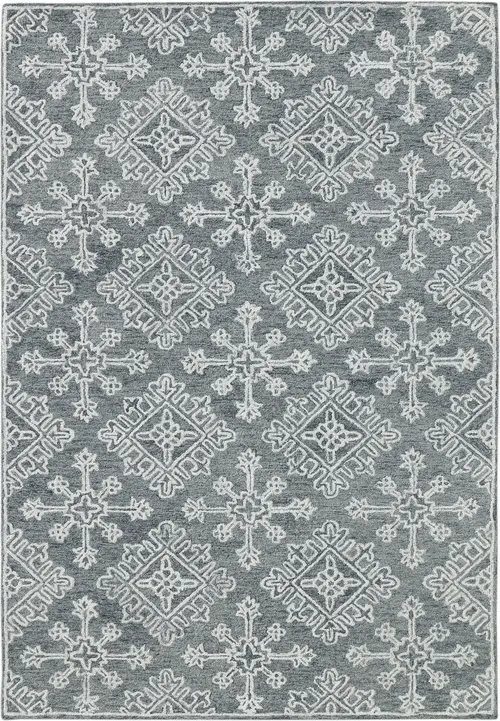 Modern Loom Boston Gray Hand Tufted Wool Rug