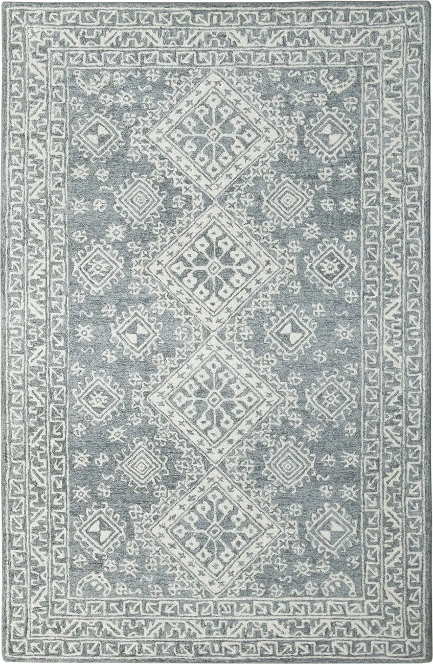 Modern Loom Boston Gray Hand Tufted Wool Rug