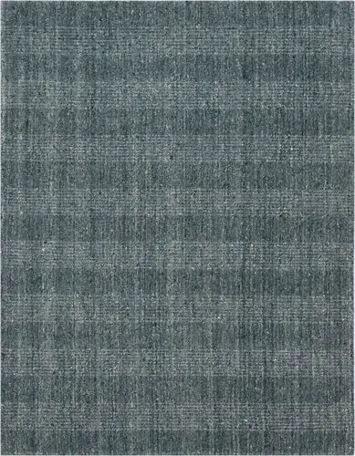 Modern Loom Brooklyn Blue Hand Woven Silk Rug