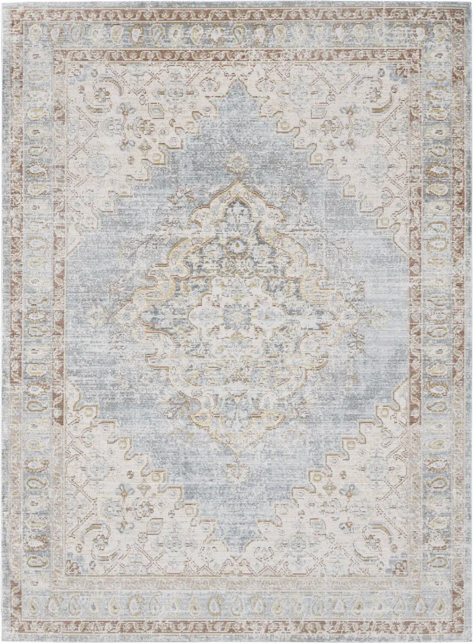 Modern Loom Century Beige Power Loomed Synthetic Rug