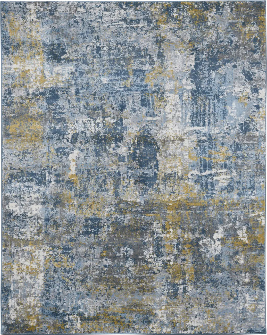 Modern Loom Cairo Multi-Colored Power Loomed Synthetic Rug