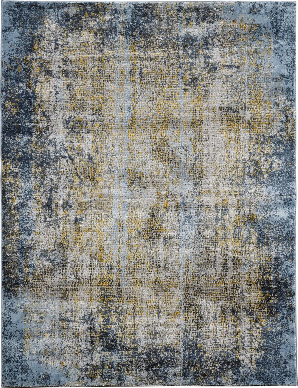 Modern Loom Cairo Multi-Colored Power Loomed Synthetic Rug