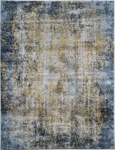 Modern Loom Cairo Multi-Colored Power Loomed Synthetic Rug