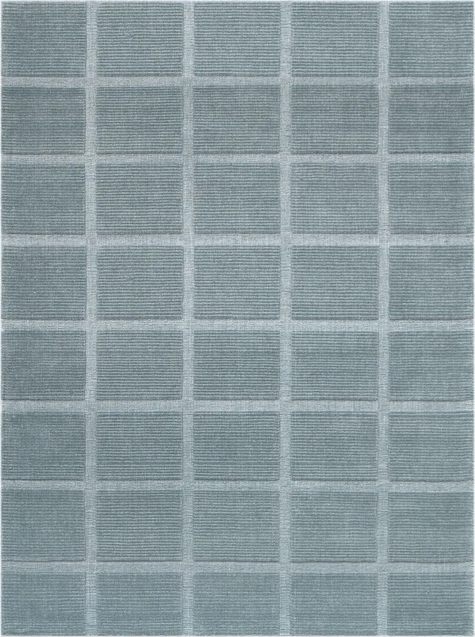 Modern Loom Estella Blue Hand Woven Wool Rug