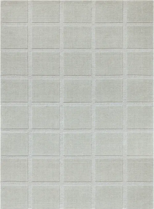 Modern Loom Estella Gray Hand Woven Wool Rug