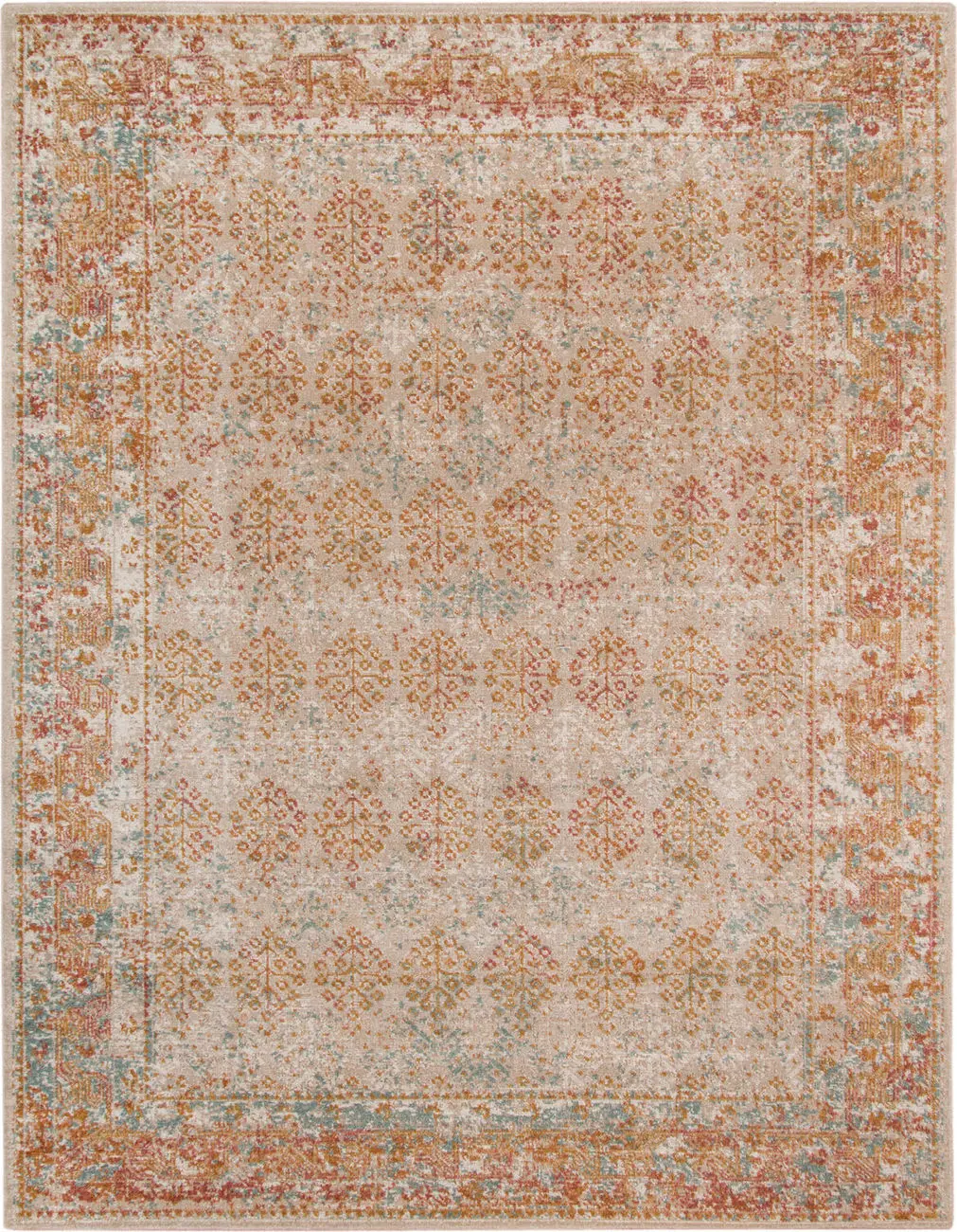 Modern Loom Eternal Beige Power Loomed Synthetic Rug