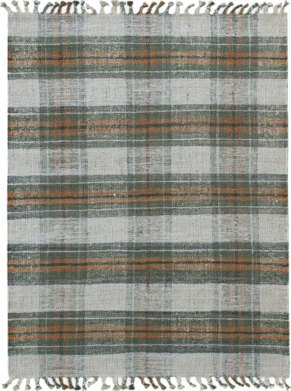 Modern Loom Hampton Multi-Colored Flatweave Natural Fiber Rug