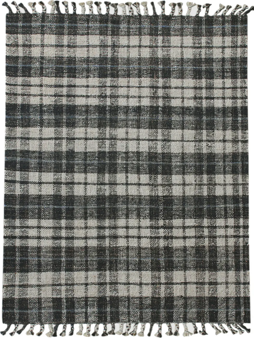 Modern Loom Hampton Gray Flatweave Natural Fiber Rug