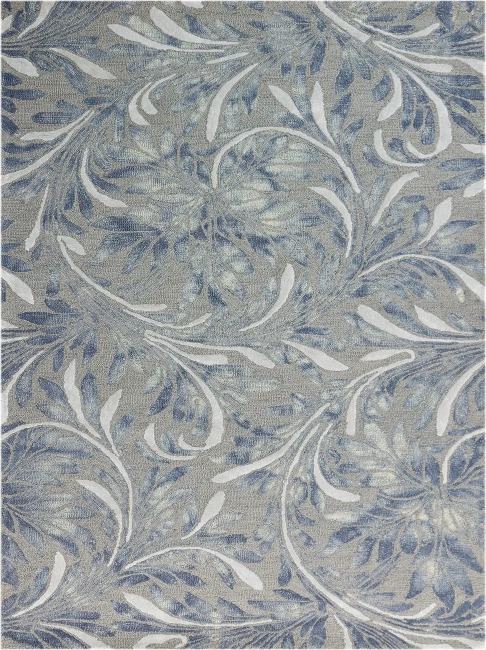 Modern Loom Kanoka KAN-13 Silver Silk Rug
