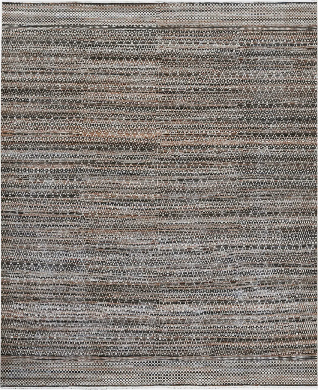 Modern Loom Legacy Multi-Colored Hand Knotted Cotton Rug