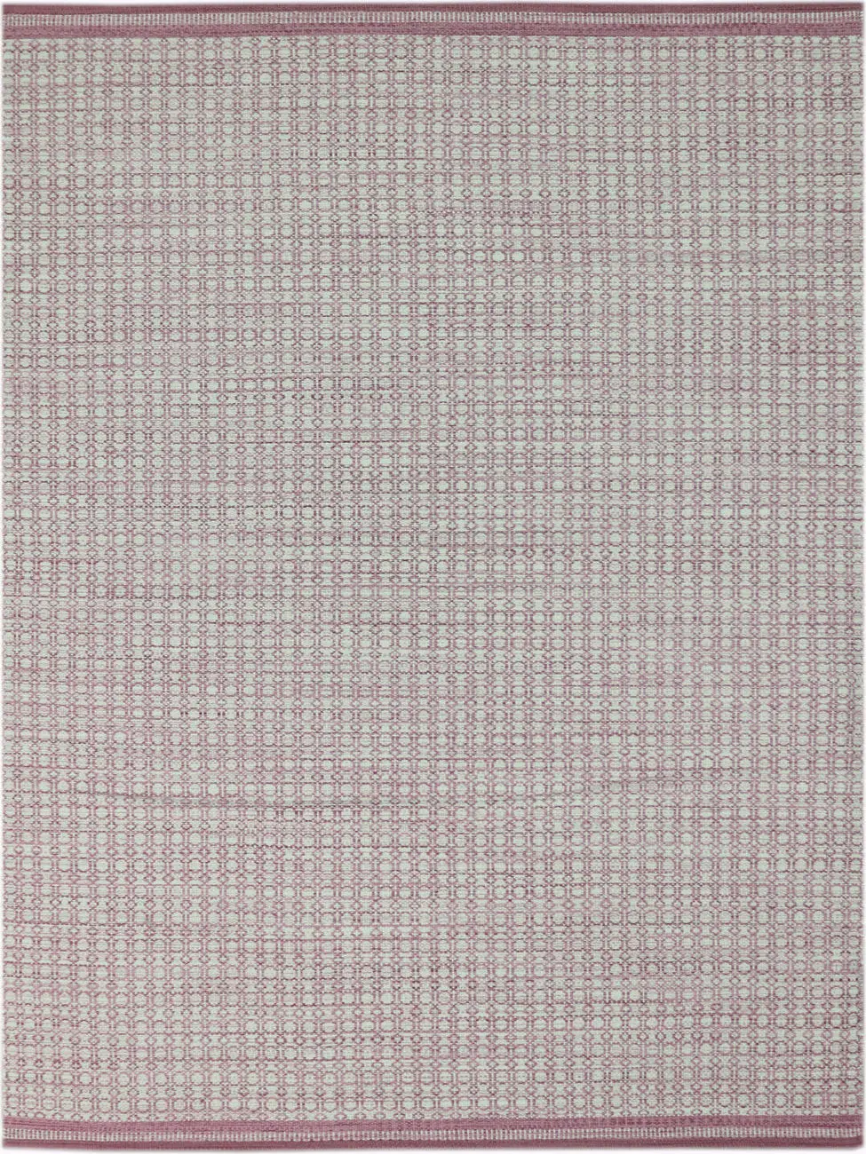 Modern Loom Loft Pink Flatweave Wool Rug