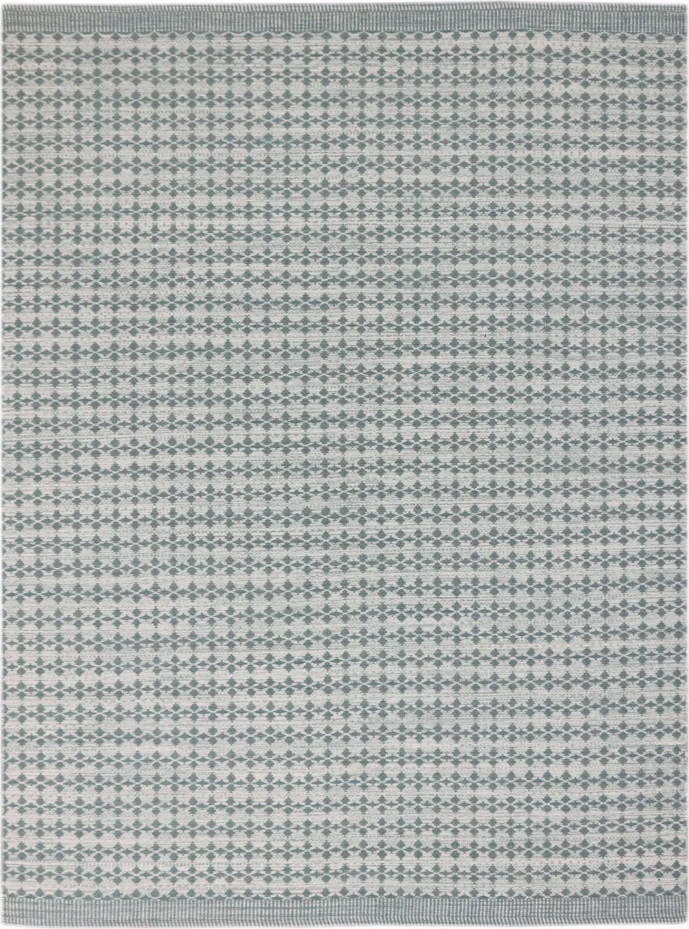 Modern Loom Loft Green Flatweave Wool Rug