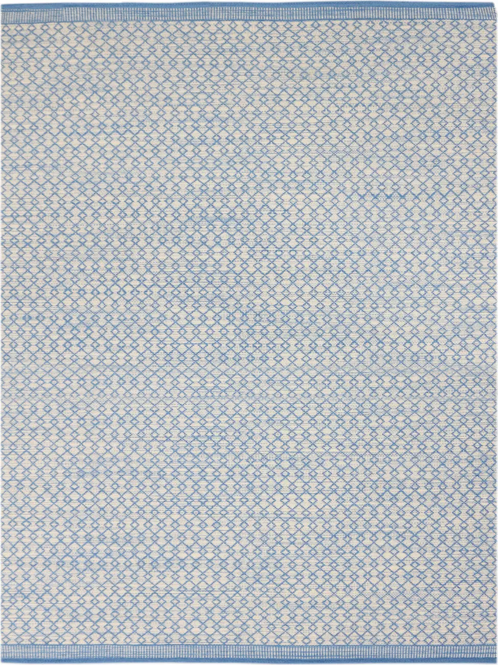 Modern Loom Loft Blue Flatweave Wool Rug
