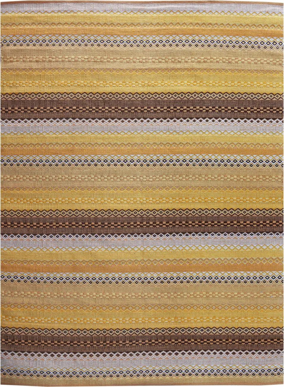 Modern Loom Petra Multi-Colored Flatweave Cotton Rug