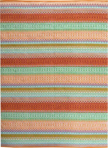 Modern Loom Petra Multi-Colored Flatweave Cotton Rug