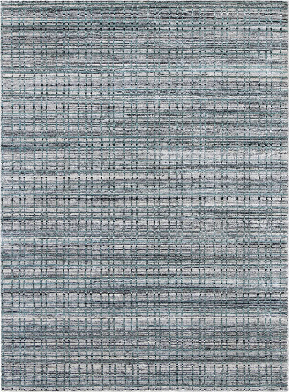 Modern Loom Paradise Blue Hand Woven Cotton Rug