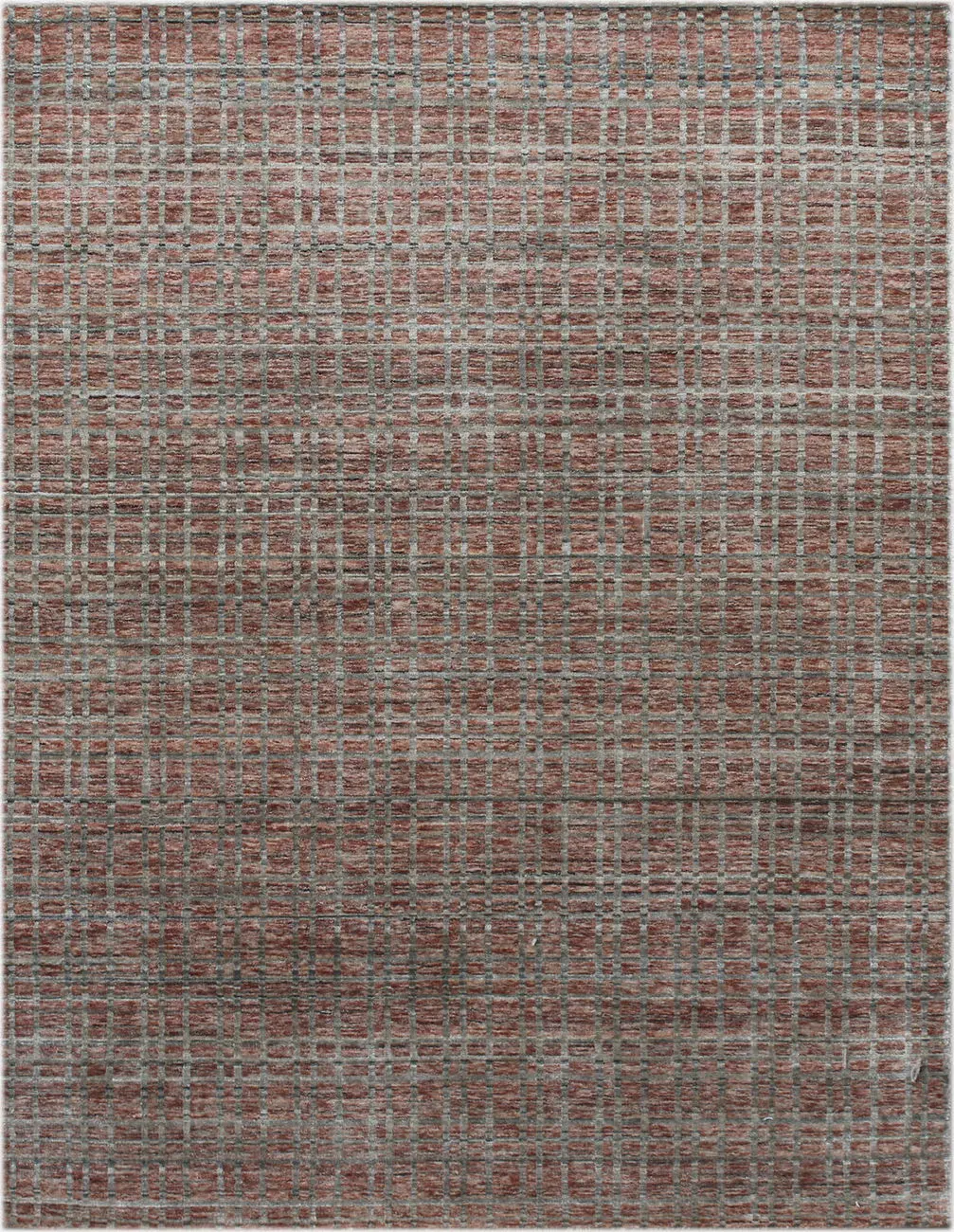 Modern Loom Paradise Red Hand Woven Silk Rug