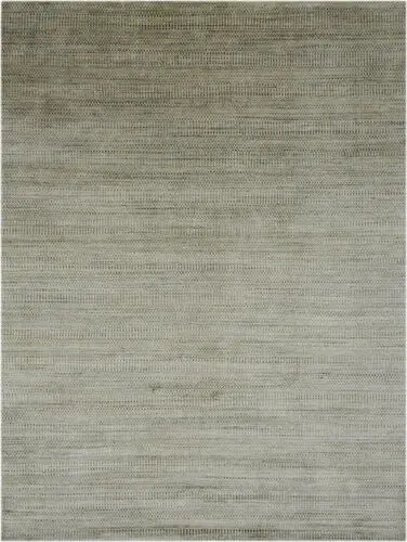 Modern Loom Raffia Beige Hand Woven Silk Rug
